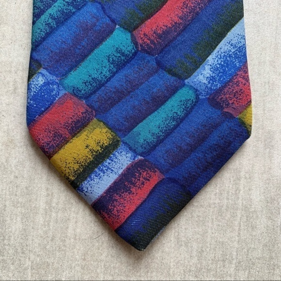 Hugo Boss Classic Multicolor Silk Tie - Picture 5 of 7